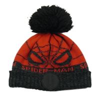 Červeno-černá čepice se Spidermanem a bambulí George vel.104-128