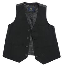 Čierno-sivá slávnostná vesta Next