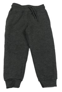 Tmavošedé vzorované tepláky Primark