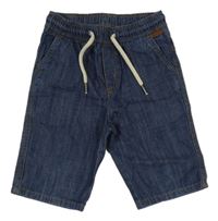 Tmavomodré riflové kraťasy Tom Tailor 