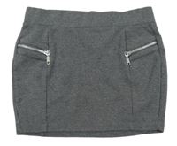 Sivá tepláková sukňa Crash one
