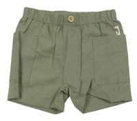 Khaki plátěné kraťasy Rabbit Bear