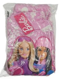 Nové - Růžové fleecové pyžamo s Barbie 