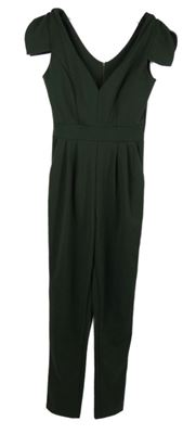 Dámský tmavoolivový kalhotový overal Wal