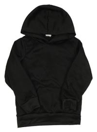 Čierna mikina s kapucňou