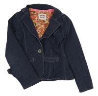 Tmavomodré teplákové podšité sako Next