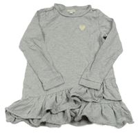 Sivá tunika so srdiečkom Vertbaudet