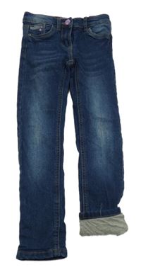 Tmavomodré skinny teplákové podšité rifle alive