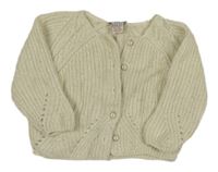 Smotanový trblietavý prepínaci sveter