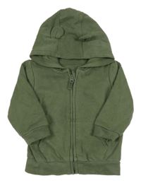 Khaki prepínaci mikina s kapucňou George