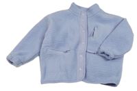 Lila huňatá propínací mikina Dunnes