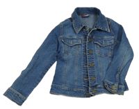 Modrá riflová bunda