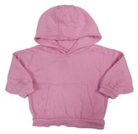 Ružová mikina s kapucňou Primark
