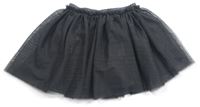 Tmavosivá tylová sukňa H&M