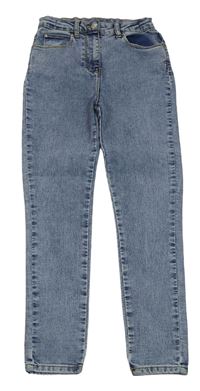 Světlemodré plísňové skinny rifle Candy Couture 