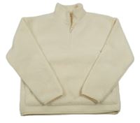 Smetanová huňatá mikina Dunnes