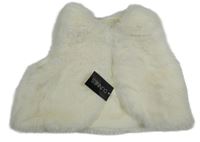 Nové - Smotanová kožušinová podšitá vesta Dunnes