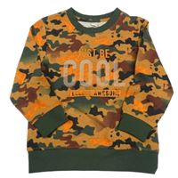 Farebná vzorovaná mikina s nápisom Zeeman