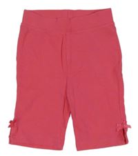 Růžové capri legíny s mašličkami H&M