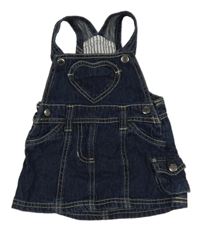 Tmavomodré rifľové šaty Lupilu