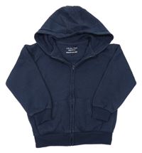 Tmavomodrá prepínaci mikina s kapucňou Primark