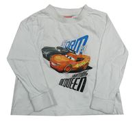 Biele tričko s Cars Disney