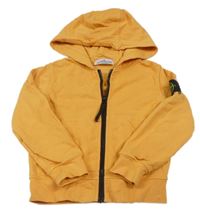 Oranžová prepínaci mikina s kapucňou STONE ISLAND