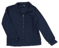 Tmavomodrá fleecová funkčná prepínaci mikina MOUNTAIN WAREHOUSE