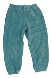 Modrozelené sametové tepláky SeRGeNT MaJoR 