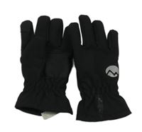 Černé softshellové rukavice H&M