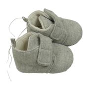 Nové - svetlosivé melírované vlnené cápačky H&M vel. 16-17