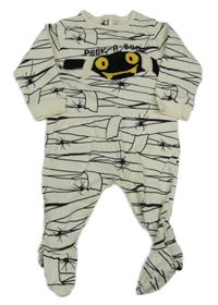 Bílo-černý overal s pavouky Originals