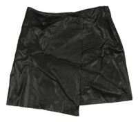 Čierna koženková sukňa H&M