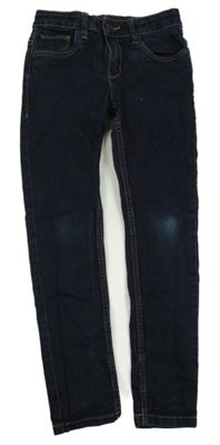 Tmavomodré skinny rifle C&A
