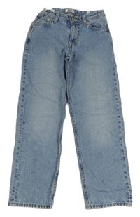 Modré plísňové relaxed rifle JACK&JONES