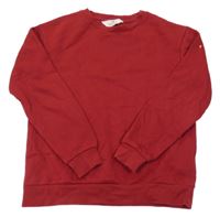 Hrdzavá mikina s nápismi H&M