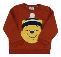 Hnedá rebrovaná mikina s Púem C&A