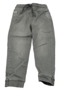 Sivé jogger cuff rifle Denim Co.