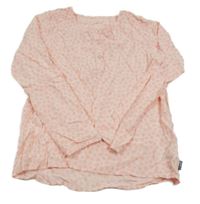 Ružová kvetovaná polo blúzka Jako-o