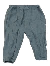 Tmavomodré mušelínové nohavice George