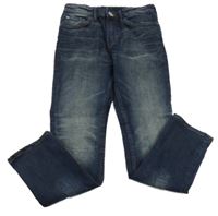 Tmavomodré skinny fit rifle H&M