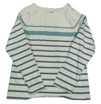 Smetanovo-zelené pruhované mikinotriko Orchestra