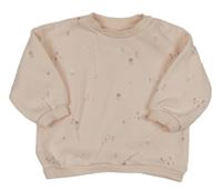 Svetloružová kvetovaná mikina F&F