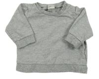 Sivá melírovaná mikina H&M