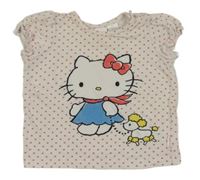 Smotanové bodkovaná é tričko s Hello Kitty H&M