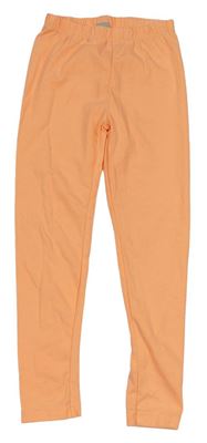 Neonově oranžové pyžamové kalhoty Tu