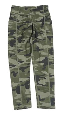 Khaki army sportovní legíny GAP
