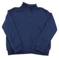 Tmavomodrá mikina H&M