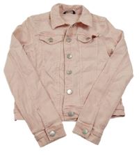 Svetloružová rifľová bunda George