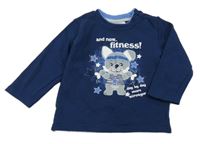 Tmavomodrá mikina s psíkom Ergee